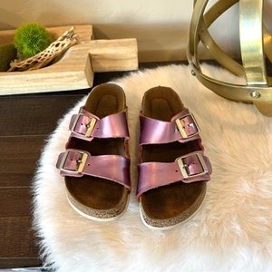 Birkenstock Purple Sandals Comfortable Footwear